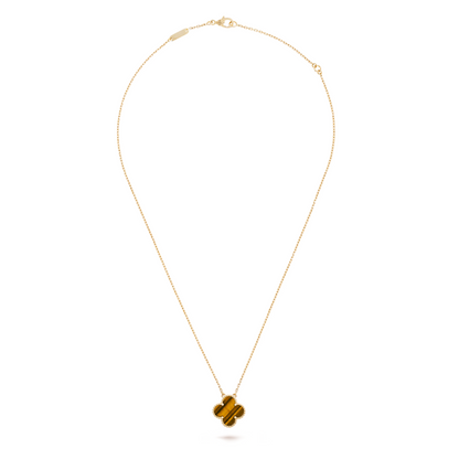 Golden Tiger | Clover Necklace