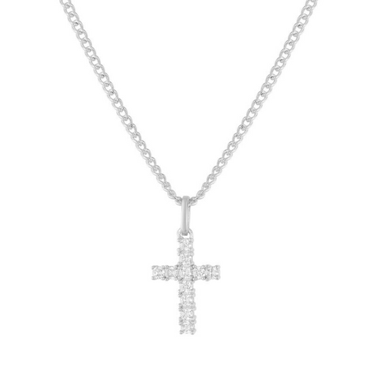 Silver Elegance Cross | Necklace